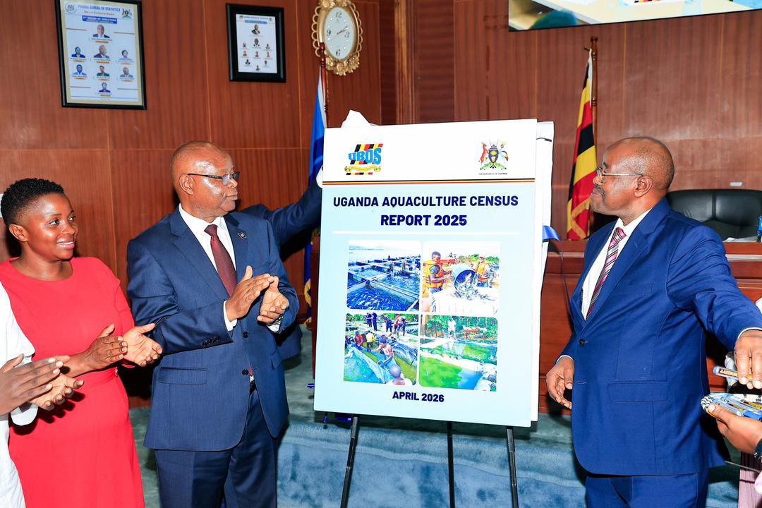 IshimweRogers1's tweet image. The Uganda Aquaculture Census (UAC) Report 2025 was officially launched by Hon. Amos Lugoloobi, Minister of State for Finance, Planning and Economic Development (Planning), alongside Dr. Chris N. Mukiza, @UBOS_ED and other dignitaries.
#UBOS #UACReport2025 #DataForDevelopment