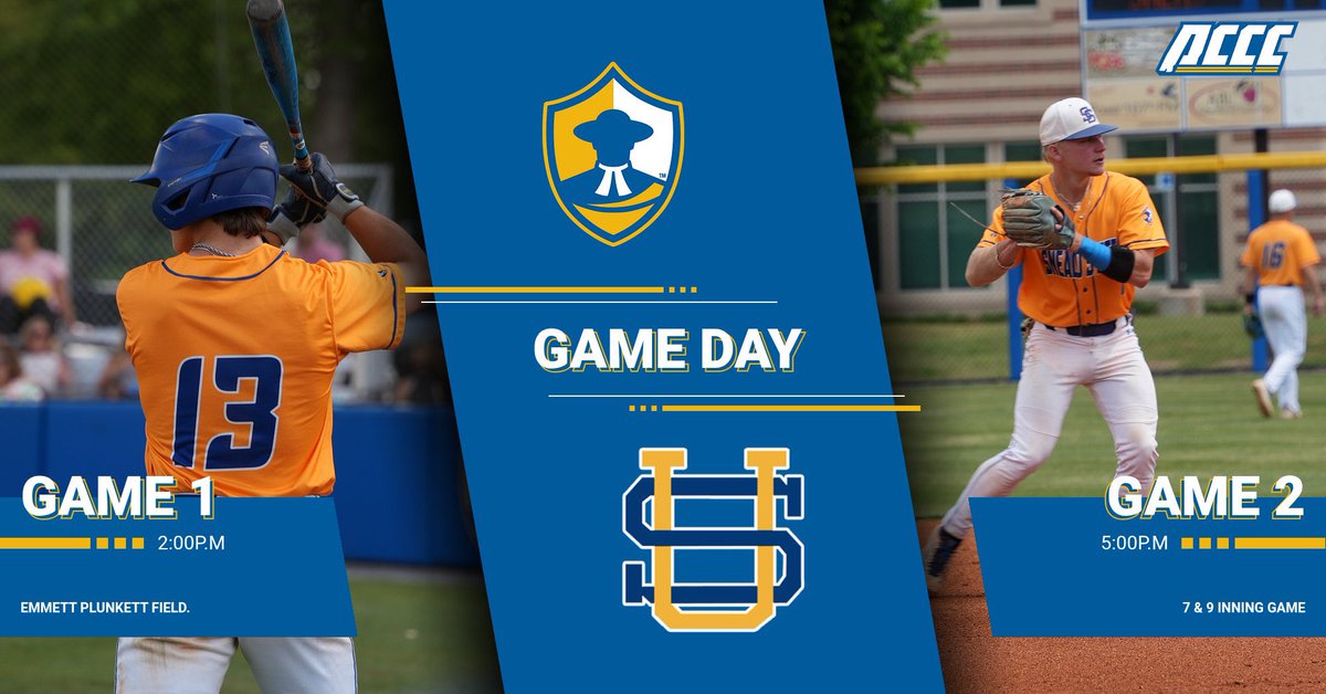 SneadBaseball's tweet photo. GAMEDAY at  Emmett Plunkett Baseball Field.First Game starts at 2:00PM. 

🆚 Southern Union  CC
⏰ 2:00PM | DH 
📍 Emmett Plunkett Baseball Field.( Boaz, Alabama) 
📺 https://t.co/euUVlyNr4o 

All home games will be live streamed on JockJivesports

GO PARSONS!🔵🟡 https://t.co/m8Gv9sa3rN
