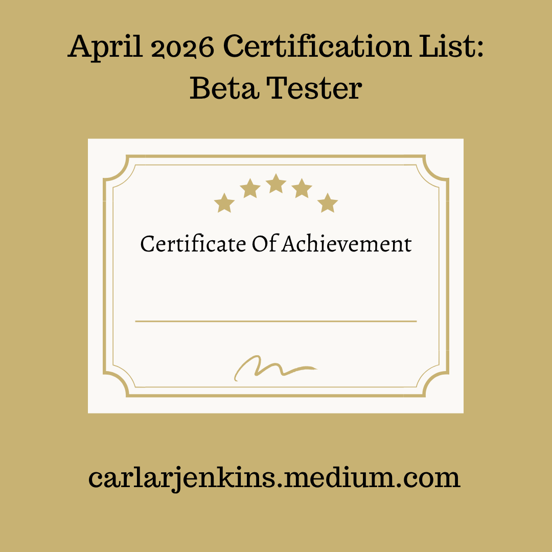 carlarjenkins's tweet image. Hey there #TwitterFamily! April was full of industry and #certification changes. Read all about them and how to navigate through them here. carlarjenkins.medium.com/april-2026-cer… @carlarjenkins