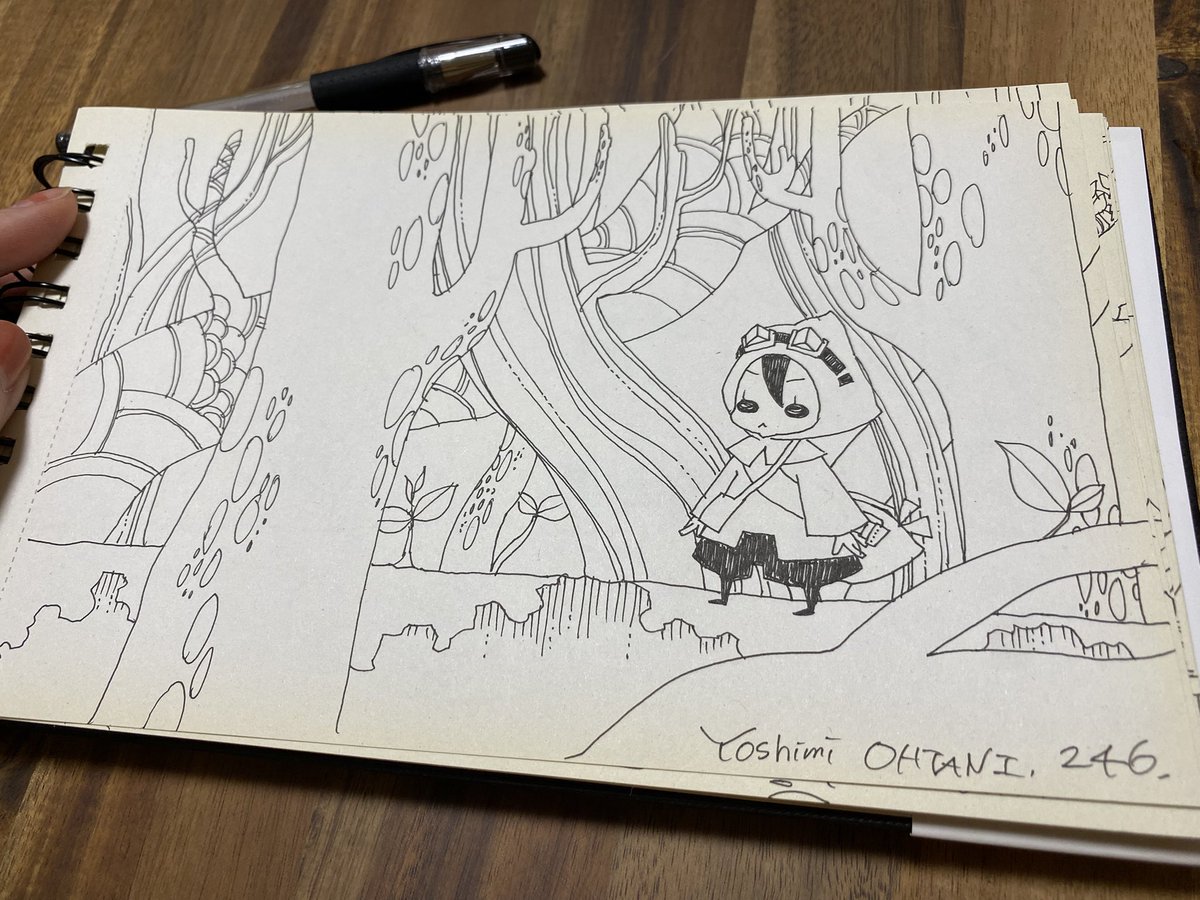 YoshimiOHTANI's tweet image. A forest of twisted trees.

Today’s Scribble 
01 May, 2026

All my ‘Today’s Scribble’ pieces are one-shot drawings—no drafts.

#DoodleWorld #drawingart