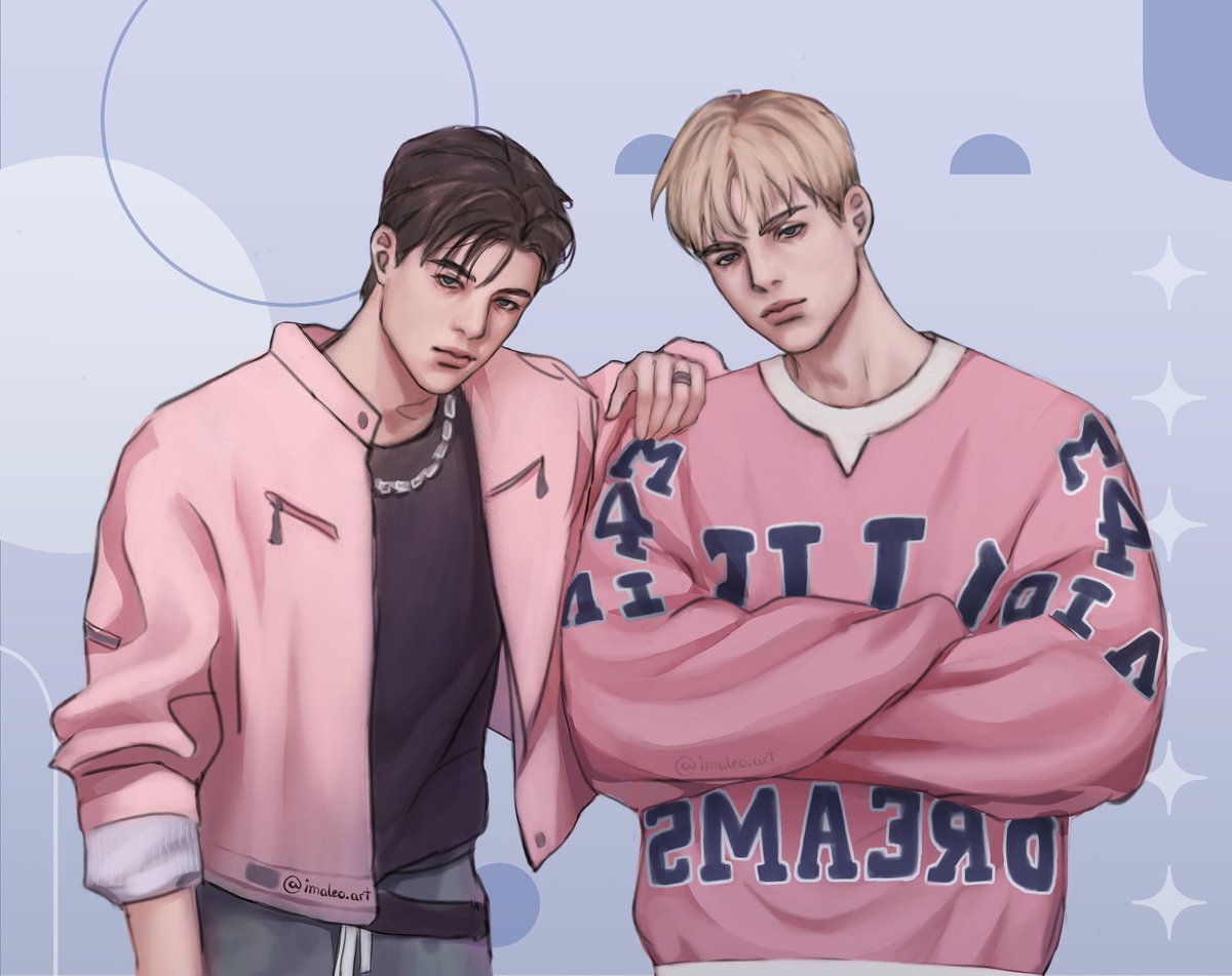 El rosado les queda muy bien #Alebi fanart