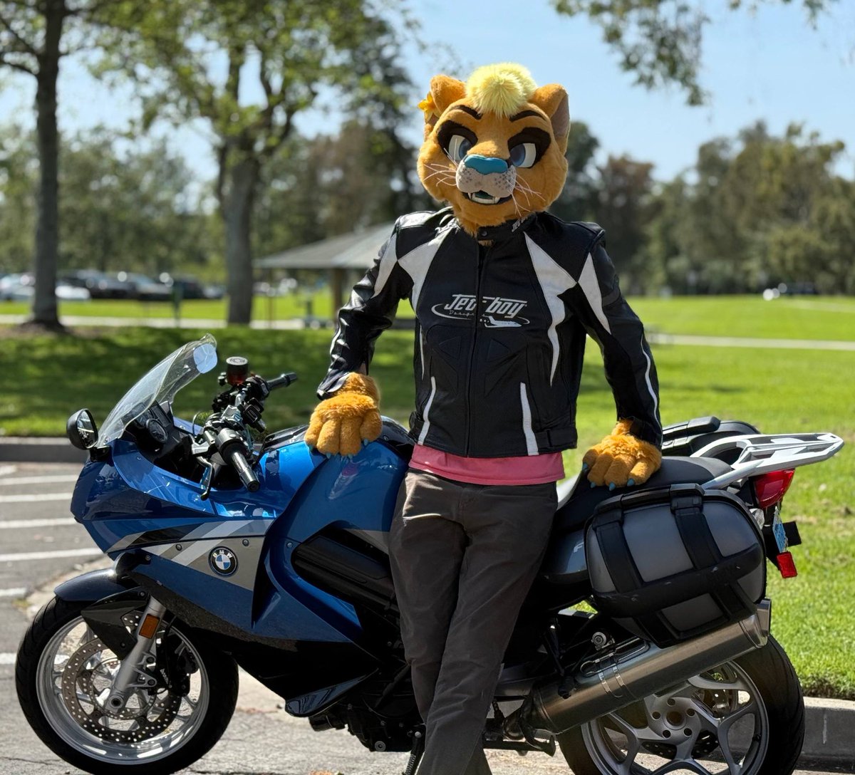 TheEternalFloof's tweet photo. Dudes! It is a beautiful day to be out on 2 wheels! #fursuitfriday 

📷 Shaka https://t.co/9zcGNlfjEM
