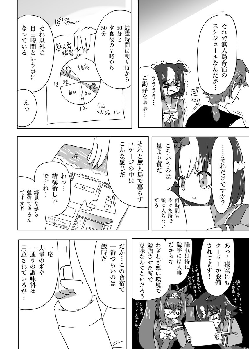 #スペシャルウィーク生誕祭2026
勉強合宿のお話(再掲)1/2 