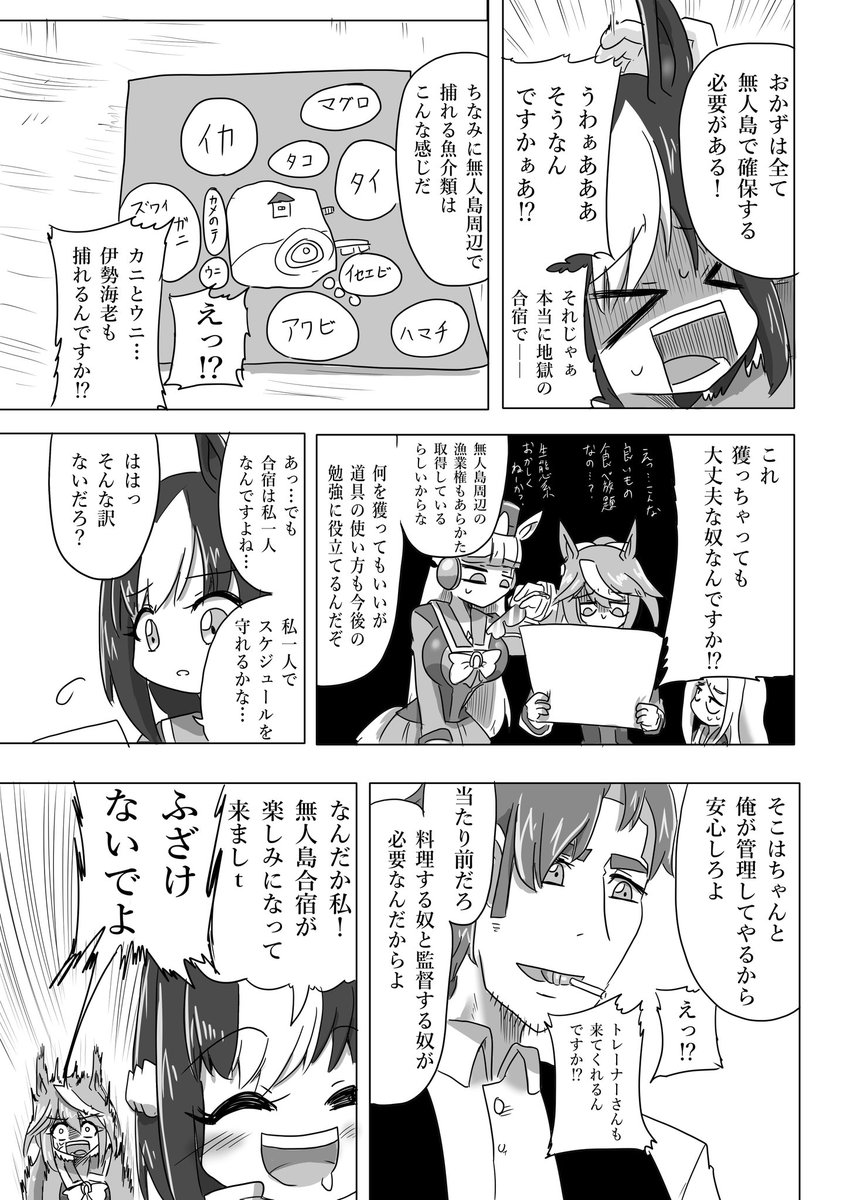 #スペシャルウィーク生誕祭2026
勉強合宿のお話(再掲)1/2 
