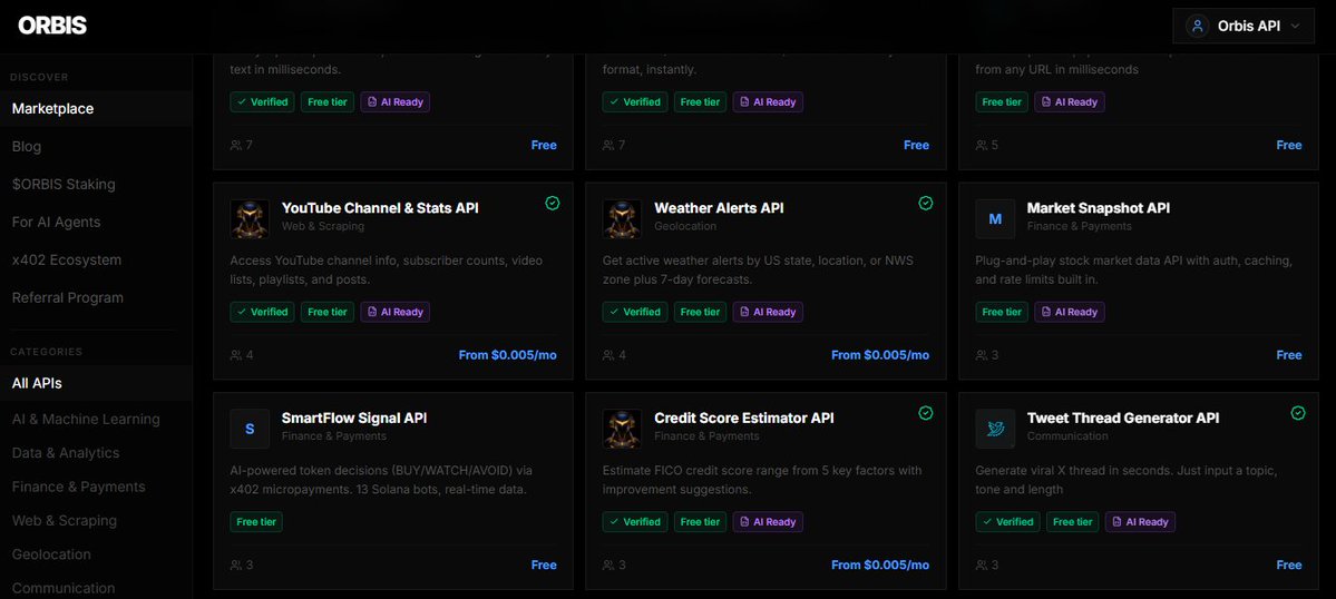 Orbis API tweet media