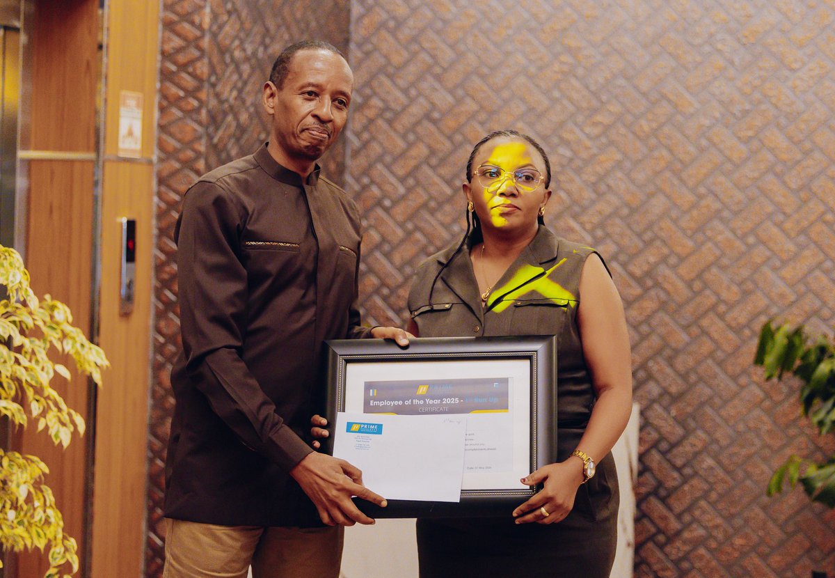 primeins_ltd's tweet photo. We proudly recognized our top performers whose dedication and impact continue to inspire us.
Congratulations to Godwin Gasimba (Employee of the Year),
Uwitonze Francine (1st Runner-Up),
and Gisa John (2nd Runner-Up).
Your hard work truly sets the standard.
#PrimeInsurance #LabourDay