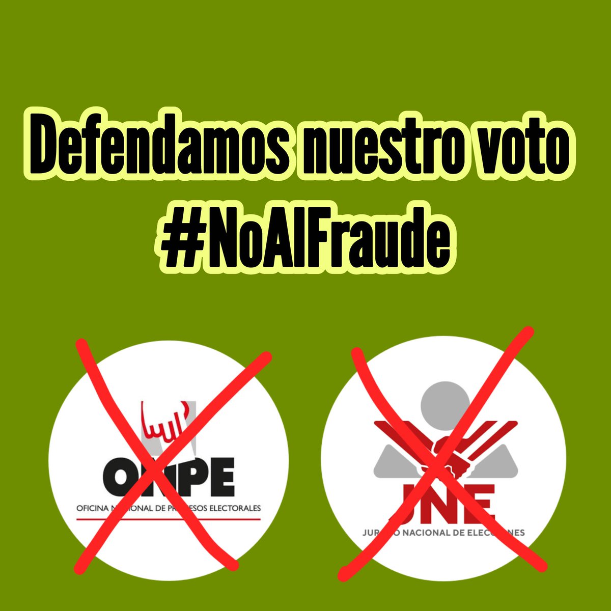 Defendamos nuestro voto #NoAlFraude