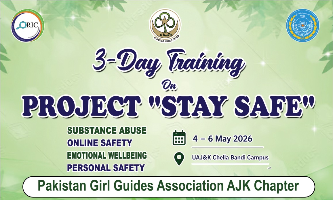 UAJK_Official's tweet image. Empowering the future leaders of AJK! 
Project "Stay Safe" equips students with the tools to navigate challenges and build a safer, more resilient community.
#ProjectStaySafe #FutureLeaders #Empowerment #AJK #StudentWellbeing