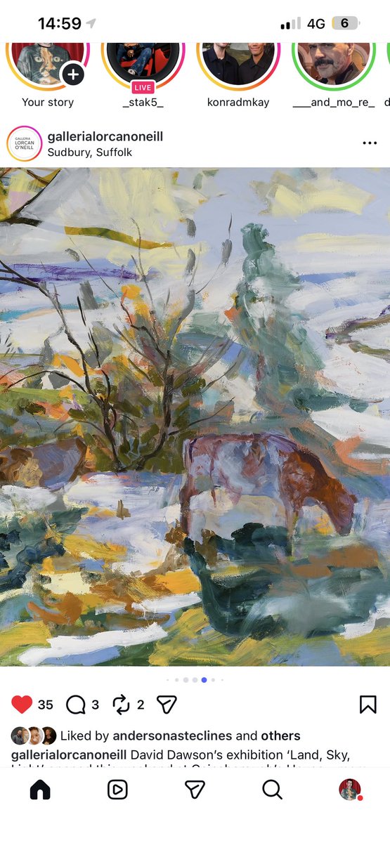 Talkart's tweet photo. 🎨🎉 New @TalkArt podcast! Robert meets painter DAVID DAWSON to discuss his new large scale landscape paintings, part of an ongoing body of work created en plein air in the artist’s county of Montgomeryshire, Mid Wales. Hosted by @RobertDiament. Listen: https://t.co/wVmclMNgV5 https://t.co/kEJA0fhaes