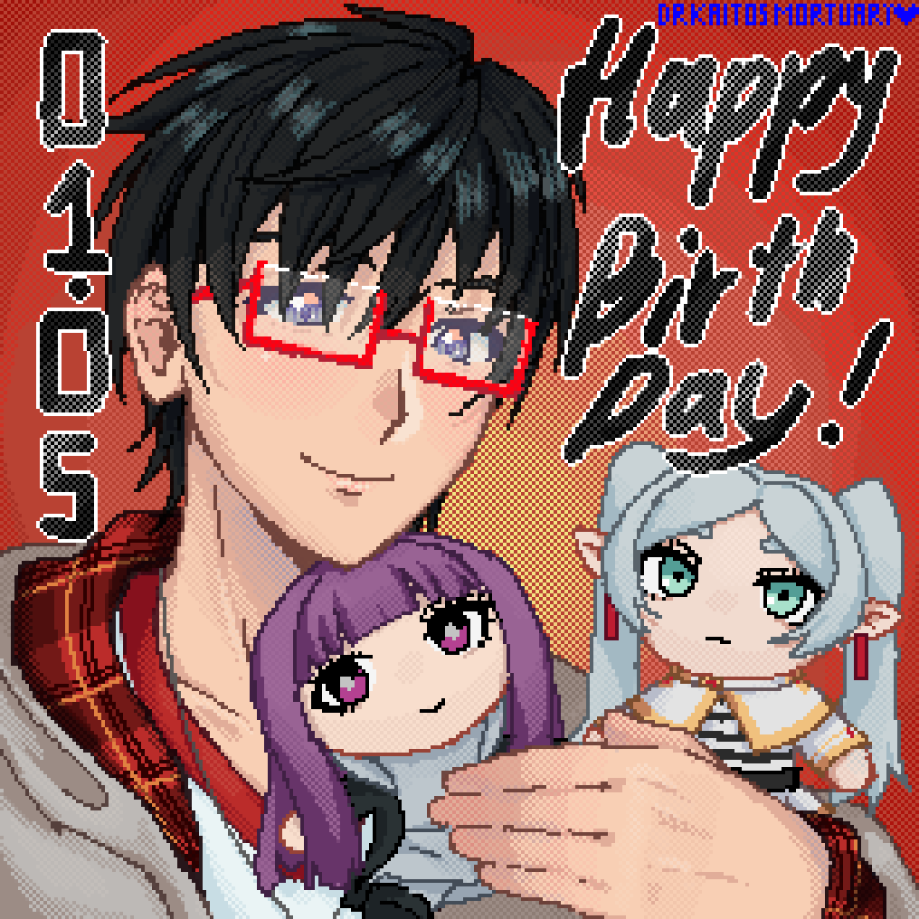 birthday boi <a href="/akiradolceVT/">AkiraDolce ☕️ Barista VTuber</a> 
#dolcedoodle