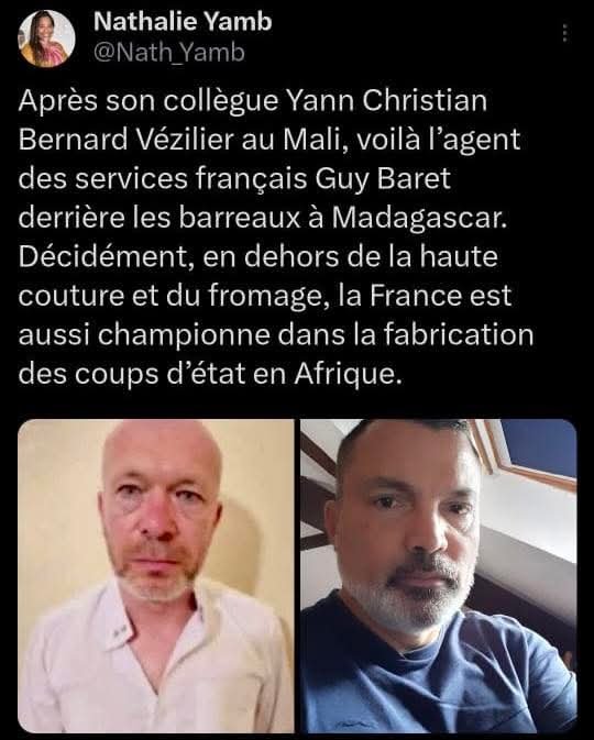sahelbrut3's tweet image. La junte française : recordman des coups d'État et sponsor officiel du terrorisme?
​Les preuves s'accumulent et la colère gronde. Jusqu'à quand l'Afrique subira-t-elle ce parrainage du terrorisme ? 📉
​Donnez votre avis en commentaire. 👇🏾
​#Mali #Burkina #Niger #Souveraineté