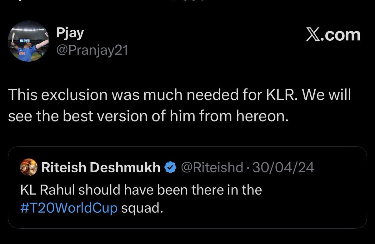 Pranjay21's tweet photo. Here is the best t20 version of KL Rahul. 150 and now a 75 at a high strike rate. https://t.co/Z8UJiuHJ6r