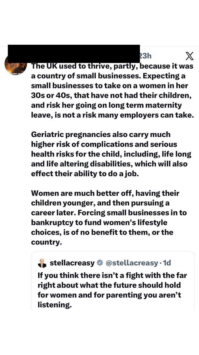 stellacreasy's tweet image. I will march for paid parental leave even if it’s just me, but imagine how much more angry these people would be if you join us tomorrow calling for paid parental leave for all parents and carers? 

Saturday 2nd May 2026 midday in Trafalgar Square. 

#parenting #mums #dads