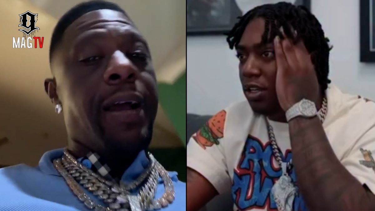 BlackInkChi's tweet image. SEE VIDEO HERE: youtu.be/vFNSYk7LkiE

Boosie Checks Fredo Bang For Speaking On His Convo Wit NBA Youngboy During Interview! 🤫

#boosie #fredobang #nbayoungboy