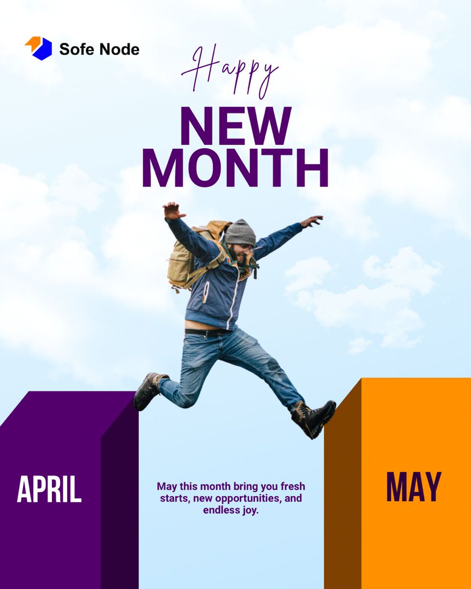 SofeNode's tweet photo. May this month bring you fresh starts, new opportunities and endless joy ✨✨ https://t.co/bSI7Yxam5N