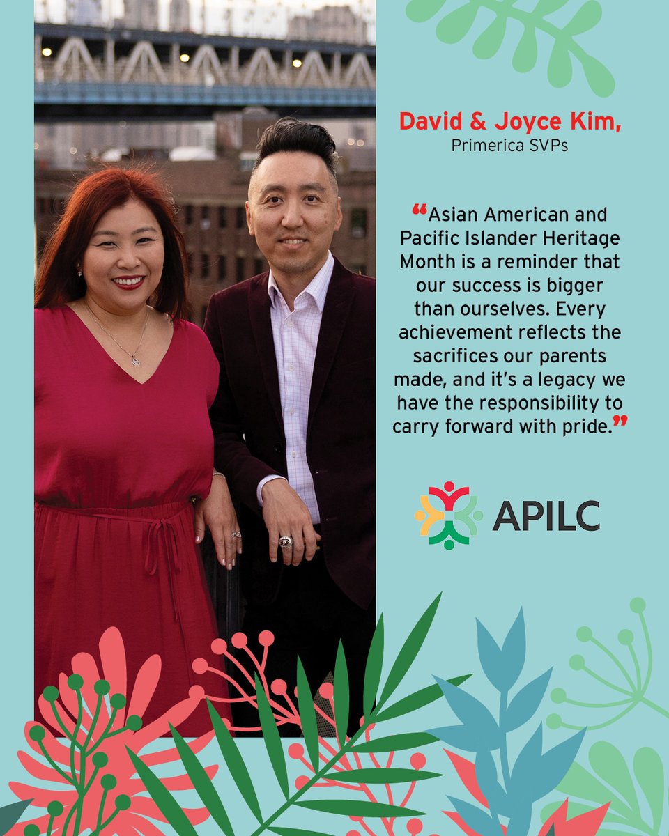 Primerica's tweet photo. May is here which means it’s now Asian American and Pacific Islander Heritage Month! To kick off our celebration, we’re featuring Primerica SVP David Kim and his wife Joyce as they share what this month means to them. https://t.co/gldSrX7Rlo