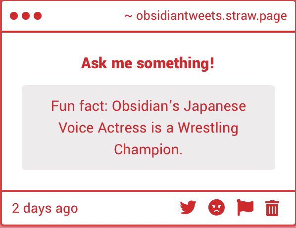 Obsidian posts 🦇🖤 tweet media