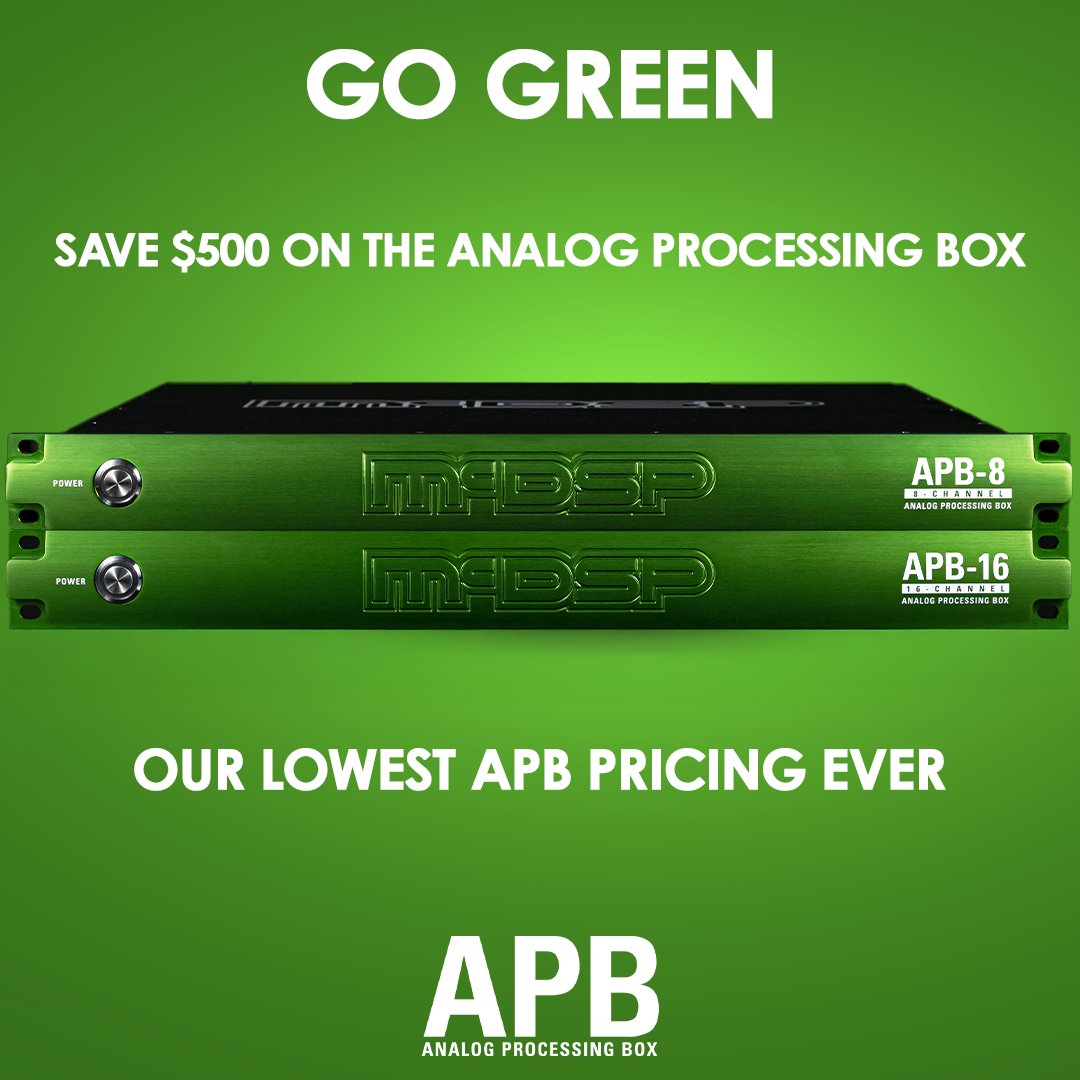 McDSP_PlugIns's tweet image. McDSP is pleased to announce our GO GREEN sale!

Get discounts on Upgrades, Bundles, Annual Subscriptions...even the APB 😎🔥

Head to mcdsp.com to find out more 💚

#sale #MusicProduction #AudioProduction #deals