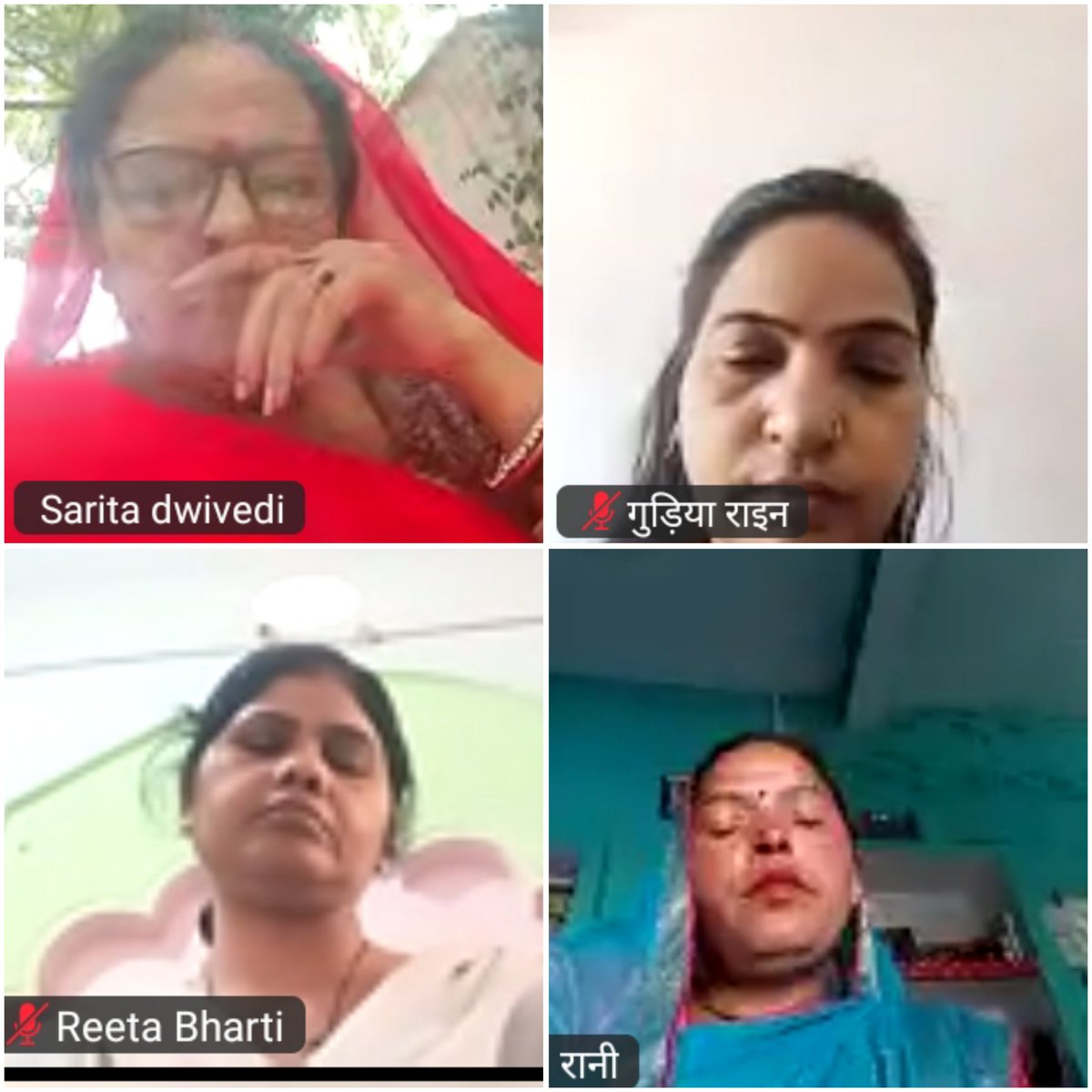 संगठन विस्तार व स्मार्ट मीटर के खिलाफ होने वाले धरना प्रदर्शन कार्यक्रम में महिला प्रकोष्ठ की भागेदारी सुनिश्चित करने के  संबंध में AAP महिला प्रकोष्ठ उत्तर प्रदेश की प्रदेश अध्यक्ष नीलम यादव जी की अध्यक्षता में प्रदेश महिला पदाधिकारियों व महिला अध्यक्षों के साथ बैठक संपन्न हुई।