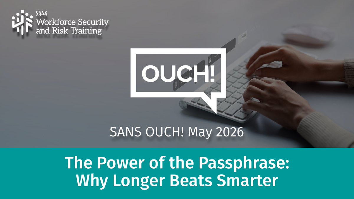 SANS Workforce Security & Risk Training tweet media