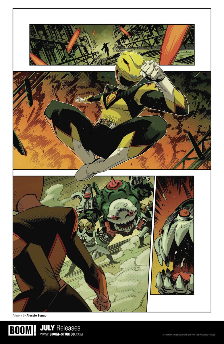 アメコミ Parmanentoy POWER RANGERS PRIME #8 First Look - BOOM! Studios