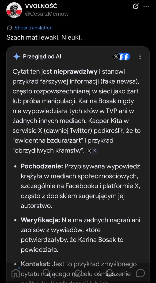 VVOLNOŚĆ tweet media