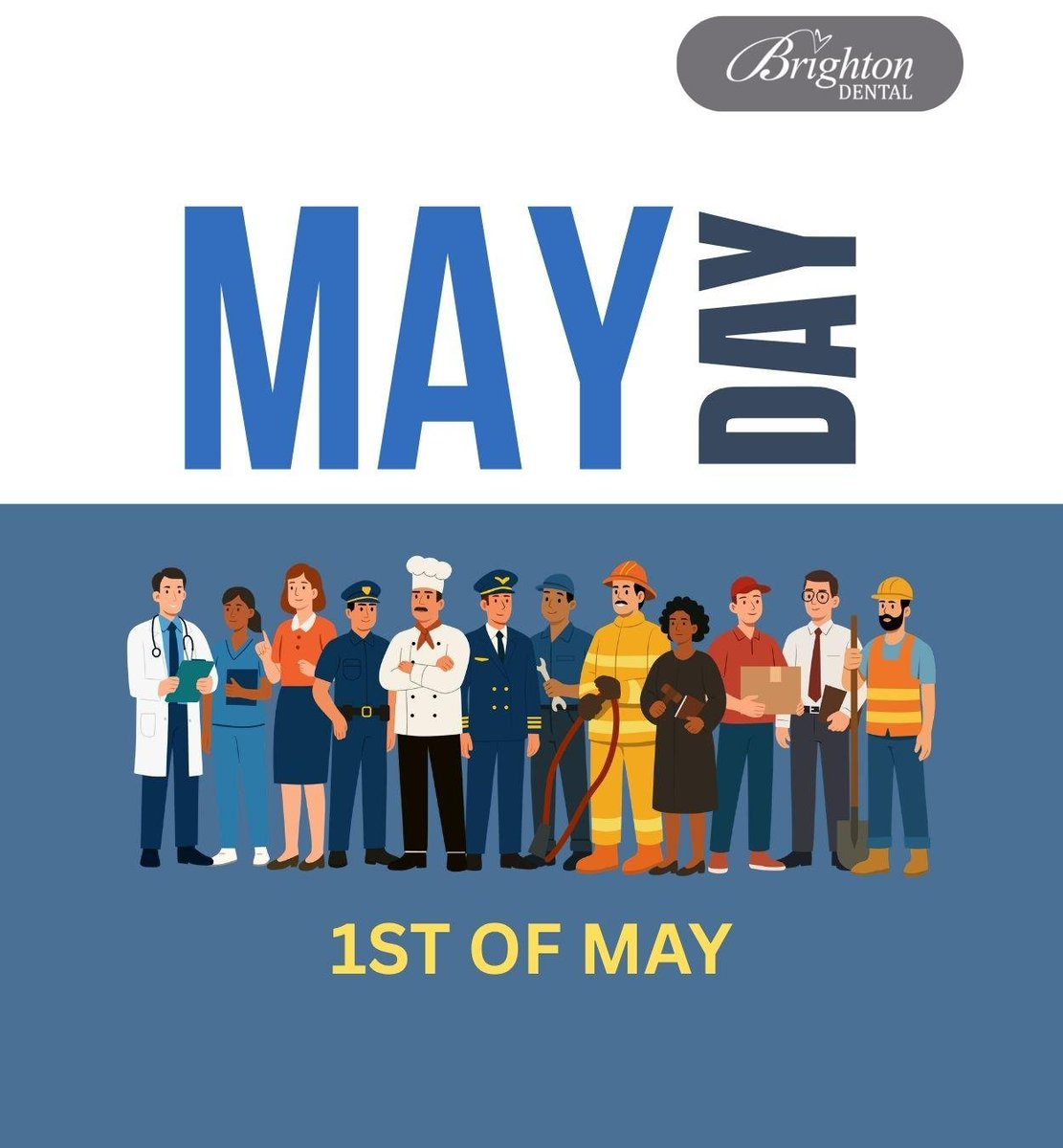 brighton_sd's tweet image. Celebrating our workforce whose efforts do not go unnoticed. Happy May Day. 

#mayday #workersday #workforce #BrightonDental #SanDiego #CA