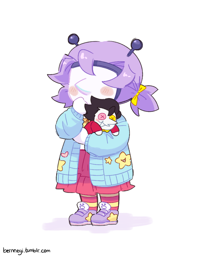 bernnegi's tweet photo. Pipimi my SpamTenna fankid but she's smaller and more timid.. maybe she was a bit more timid when she was little haha 

she found that doll under Tenna's bed https://t.co/0w2s08HEKU