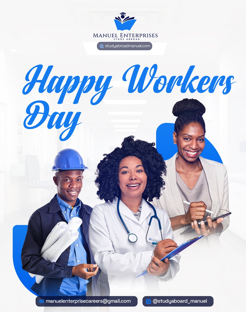 Studybymanuel's tweet image. Happy Workers’ Day 👏🏽

You’re working…

but are you actually growing?
Comment UPGRADE or DM.

#Workersday #Careergrowth #Studyabroad