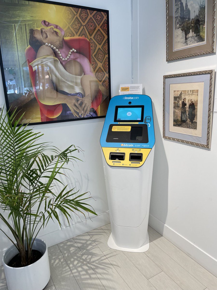ArtTeaswap's tweet photo. Buy #Bitcoin instantly, Visit #TSABitcoinShop 
#BitcoinATM at 1347 Marine Dr. West Vancouver, Canada

Operated by 
@Instacoin
Supported coins: BTC, BCH, ETH, LTC, DOGE 
Connected 6+ blockchains 
#GrandOpening #YVR #ambleside #grosvenor #westvan https://t.co/FDnpltFfA6