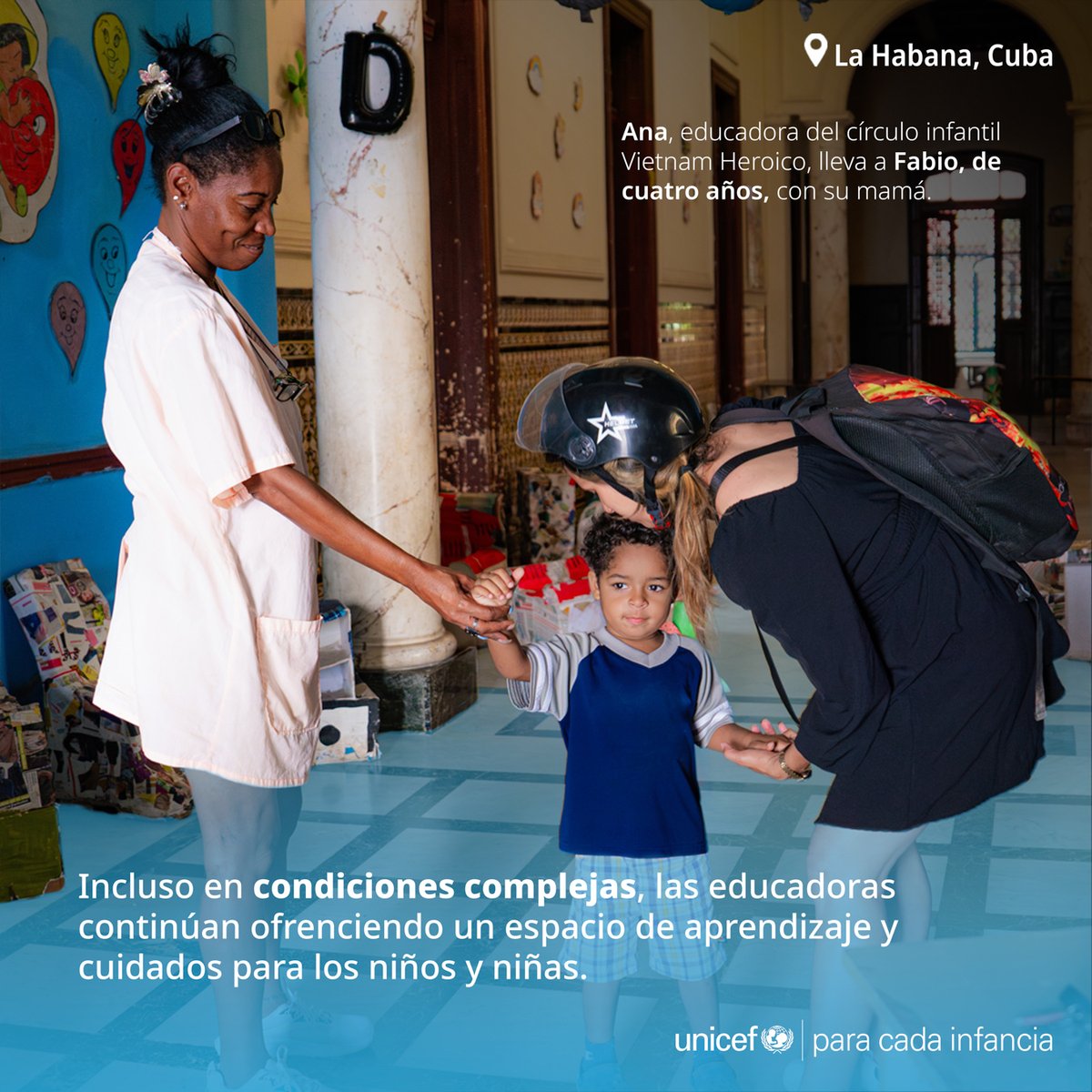 UNICEF Cuba tweet media