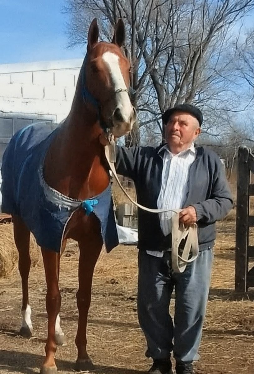 ssgianolini's tweet photo. DON VICTOR CON UNO DE SUS AMORES. VICUÑA MACKENNA. CORDOBA. ARGENTINA. https://t.co/wmWs6asRUO