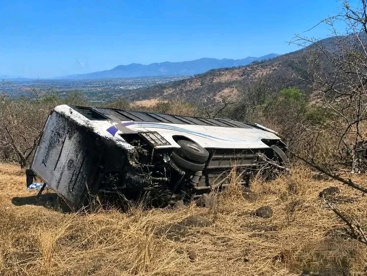 INFOChicon's tweet image. #Jalisco #Nayarit 📌
🚨Nueve personas sin vida y cuarenta heridos, fue el saldo que dejó la volcadura de un autobús, a la altura de la comunidad de Pie de Cuesta en Amatlan de Cañas; ubicado en los límites de Nayarit y Jalisco.
@GN_Carreteras

#INFOChiconcuautlaDigital 📰💯