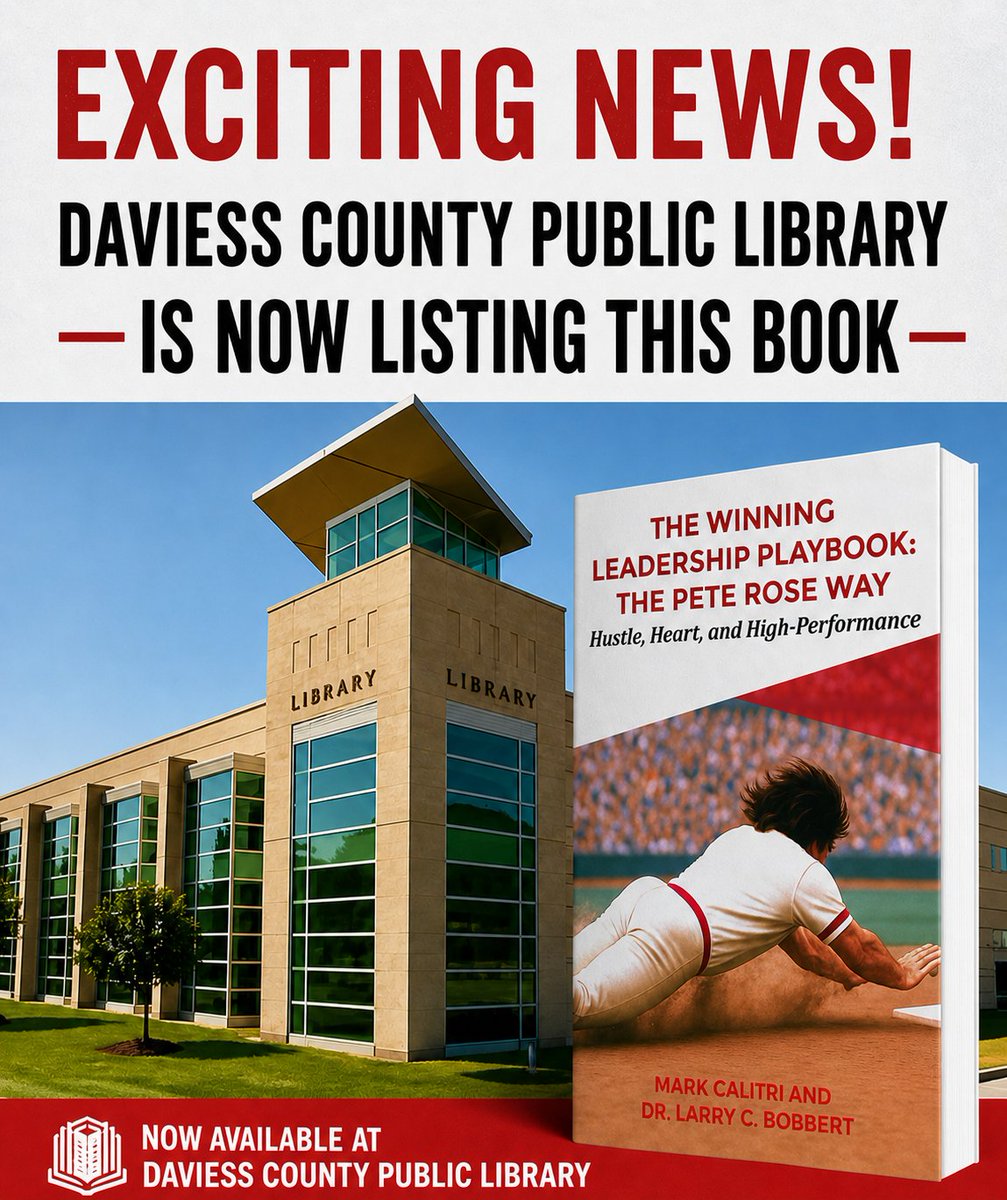 markcalitri's tweet photo. Proud to see The Winning Leadership Playbook™ now on the shelves at the @dcplibrary   
More libraries across the country keep adding it.

That’s how you make an impact—one reader at a time. #markcalitri #thewinningleadershipplaybook https://t.co/u9W1uUvHLP
