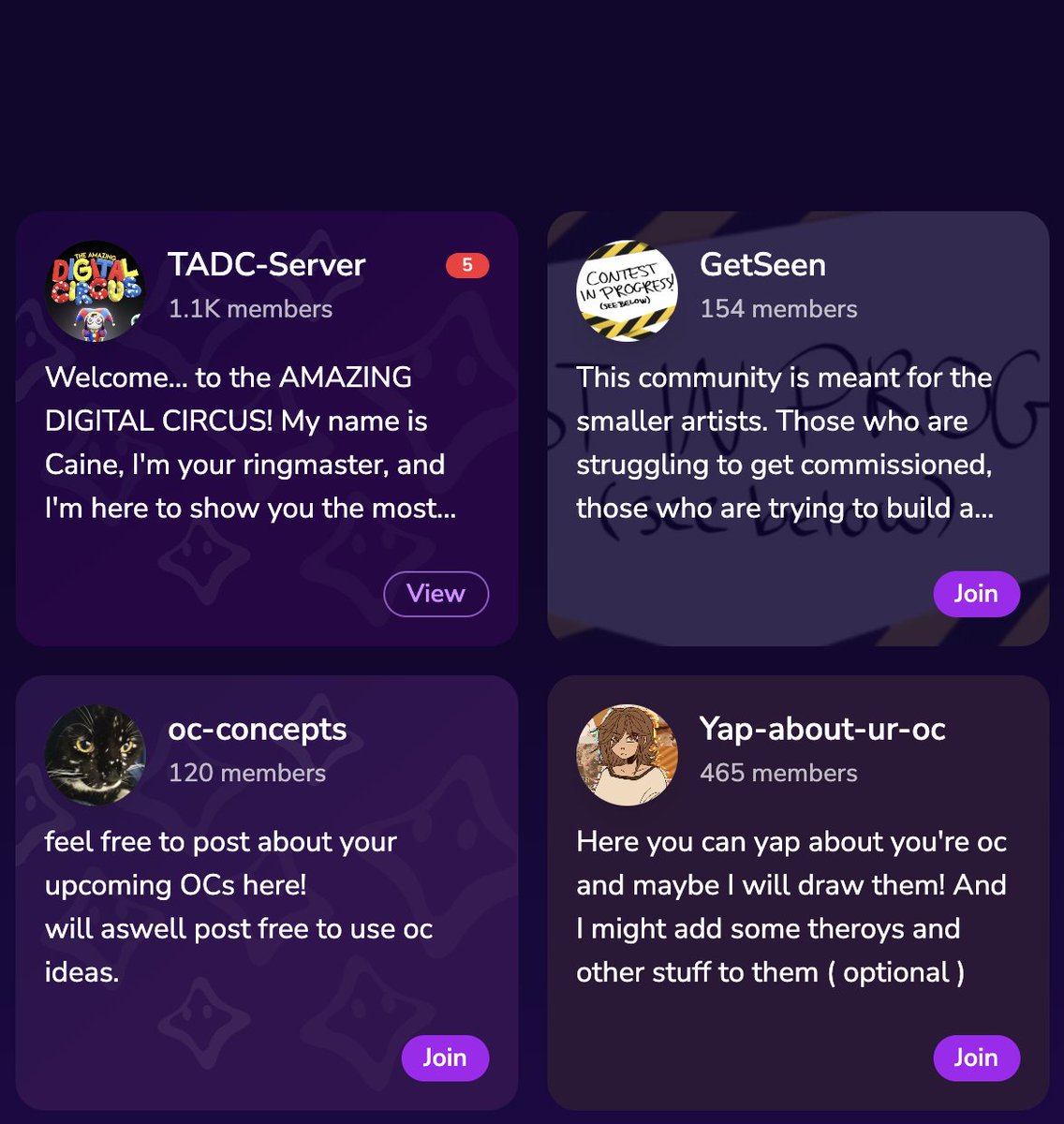 unvale_io's tweet image. We have our newest "Top Communities" of the week! We now have over 50k members across 4k unique communities on Unvale. Come join one, or start your own! #aifree #community #alternative #toyhouse #OC