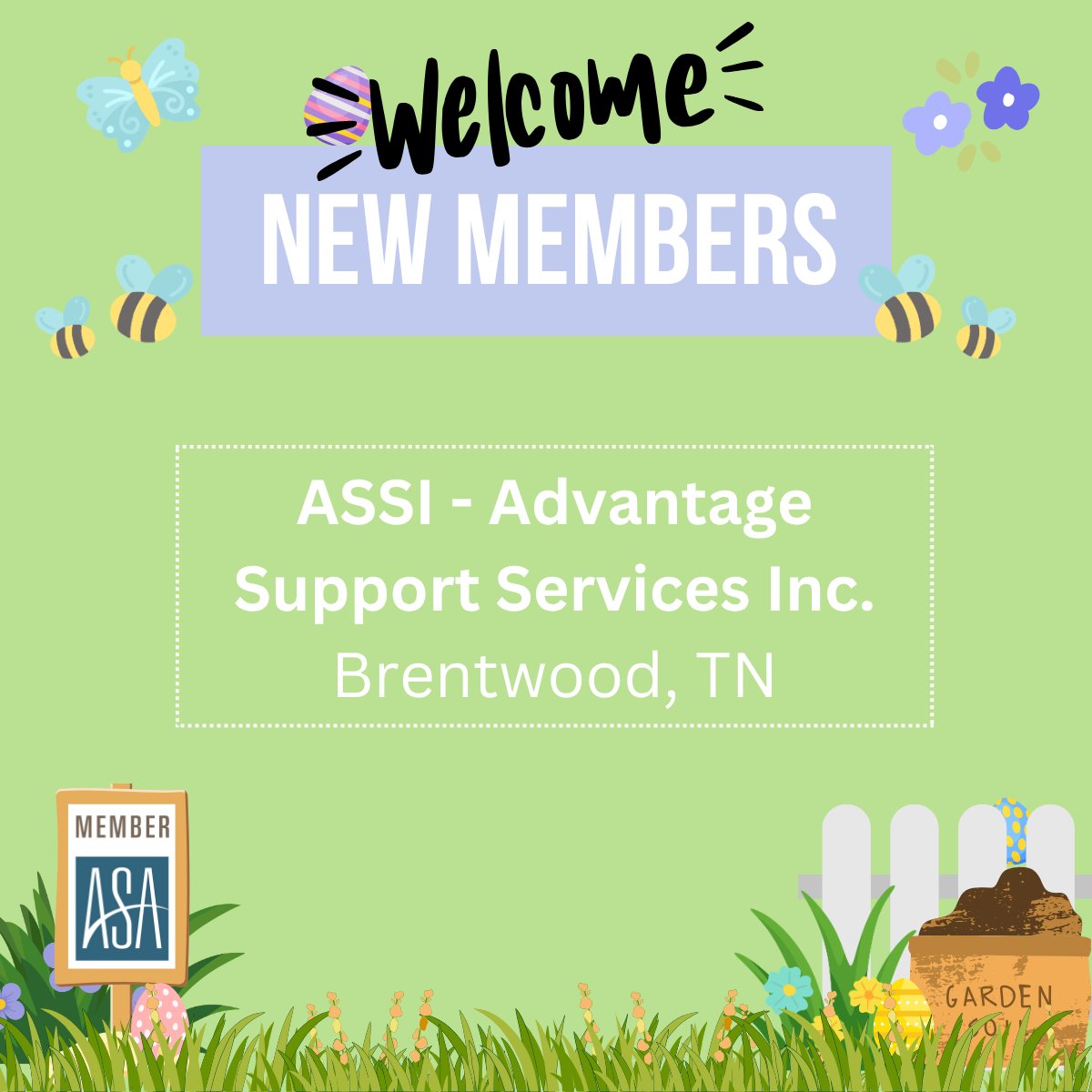 StaffingTweets's tweet image. ASA would like to welcome its newest member, ASSI - Advantage Support Services Inc.! #jobs #staffing #recruitment