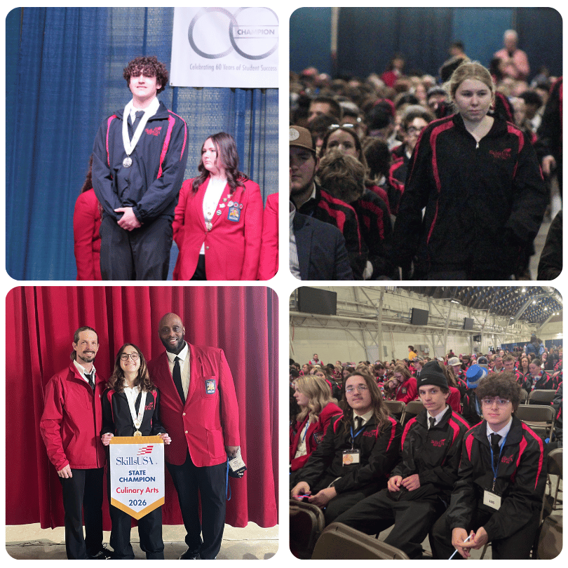 WSWHEBOCES's tweet photo. CTE &amp; ECCA students did in fact RISE TO THE CHALLENGE at the SkillsUSA State Leadership &amp; Skills Championships. Students became officers, Isabella &amp; Aubrey came in 1st place, &amp; we had several more winners. CONGRATULATIONS to all!  https://t.co/kf0GMFn612 https://t.co/Y48h01ztPG