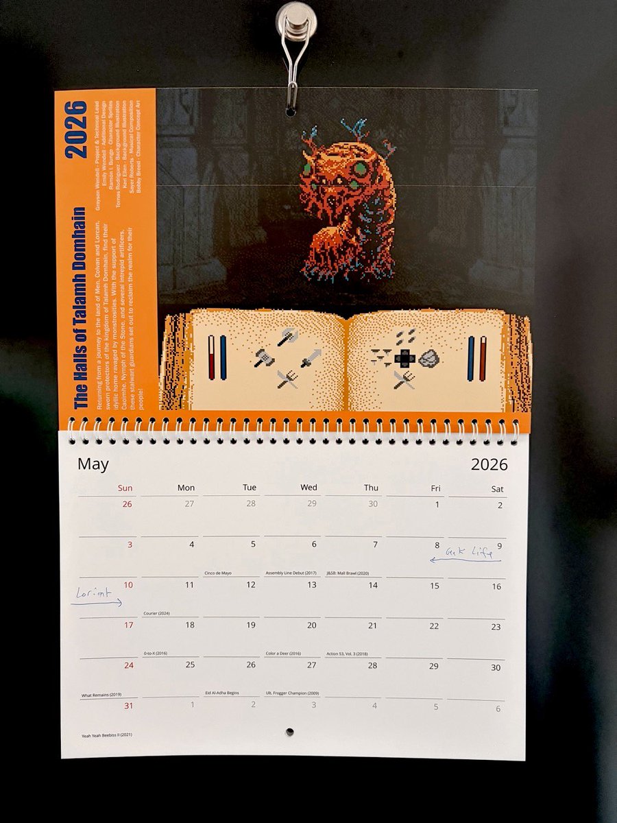 dale_coop's tweet image. May is here! And this month we’re celebrating The Halls of Talamh Domhain, the upcoming dungeon looter NES game by @SleepyBitsNES 

#NEShomebrewCalendar #NES #homebrew #nesdev #indieNES #indiegames #gamedev #ファミコン #同人ゲーム @Arb_and_Delish