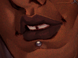 baji_boo's tweet photo. I really love Sevika's asymmetrical lips https://t.co/CRqASwzP1g