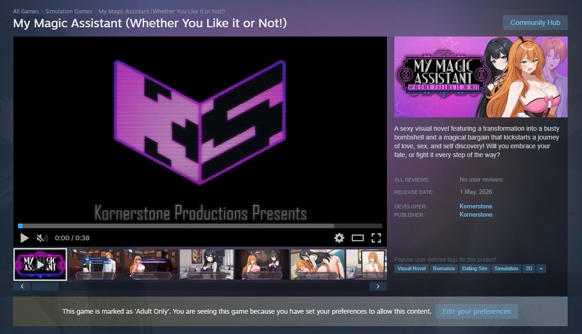 Kaelatheelf's tweet photo. My visual novel is officially out on Steam! I'm excited and terrified! https://t.co/5ewGxAGqvc