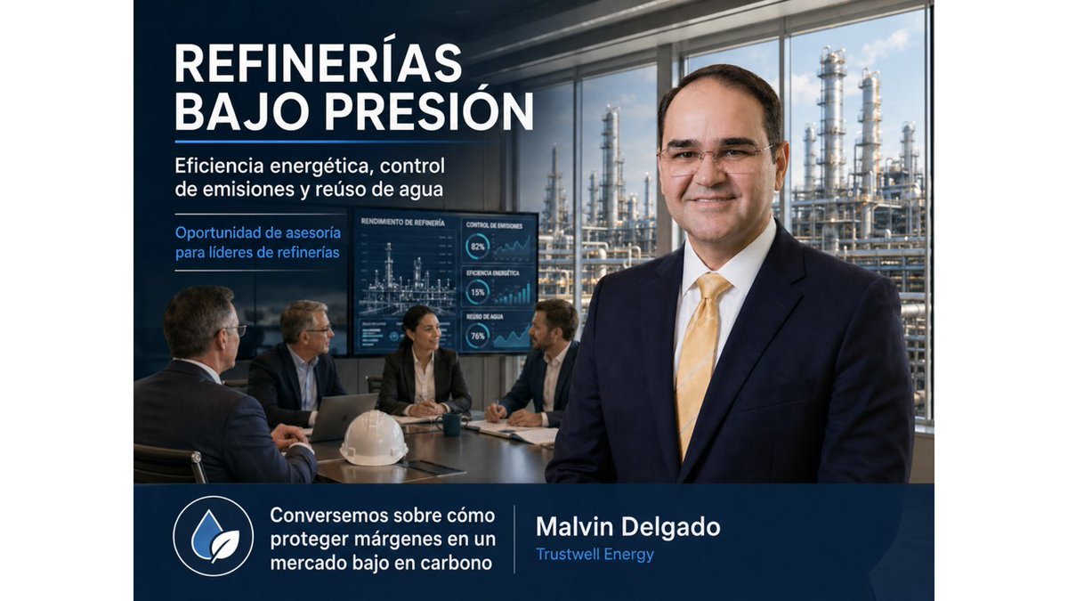 malvindelgado's tweet photo. Refinerías bajo presión: La eficiencia energética, el control de emisiones y el reúso de agua pueden proteger márgenes en un mercado bajo en carbono https://t.co/EWataYGL9H via @LinkedIn https://t.co/TcUcPYkfjO