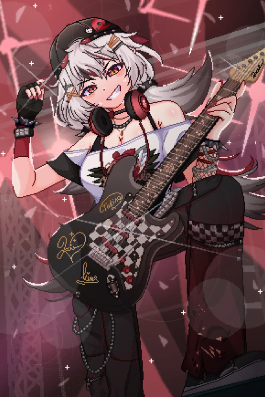 ameliadan7971's tweet photo. She doesn’t play music 
she starts riots with rhythm.
#RebelVibes #RockstarEnergy #ChaosInTune https://t.co/WckBRRLBth