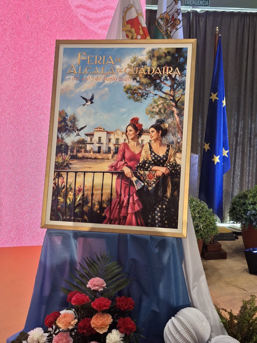 REYESILOS's tweet photo. 🇸🇻 FERIA | Nuestra Cabalgata estuvo ayer presente en la presentación del cartel de la Feria de Alcalá 2026. https://t.co/wMQRYb8FyD