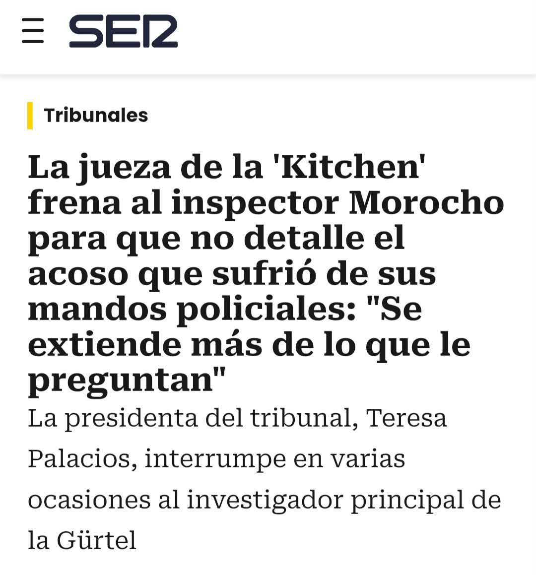Intolerable lo de la jueza...
¿Hasta cuando tenemos que aguantar este escandaloso teatrillo judicial?....