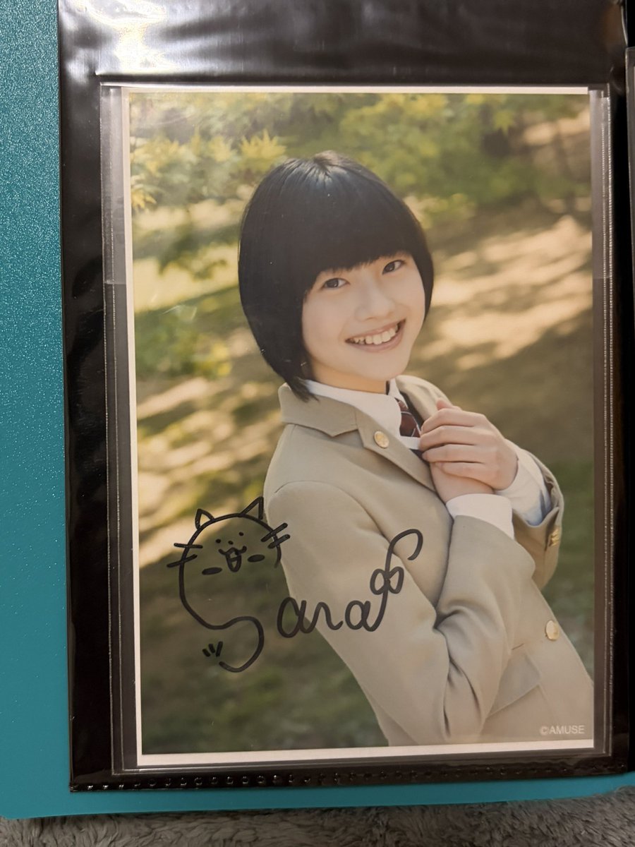 【貴重】 さくら学院 2016年度 転入式 生写真 サイン入り 無くしたと思ってた倉島颯良さんと新谷ゆづみさんのさくら学院転入生の