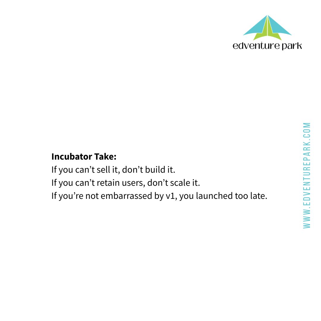EdventurePark's tweet image. A good product isn’t enough.
Can you get someone to care?
Can you make them stay?

#FlyWithEVP #Startups #Business #Ideas