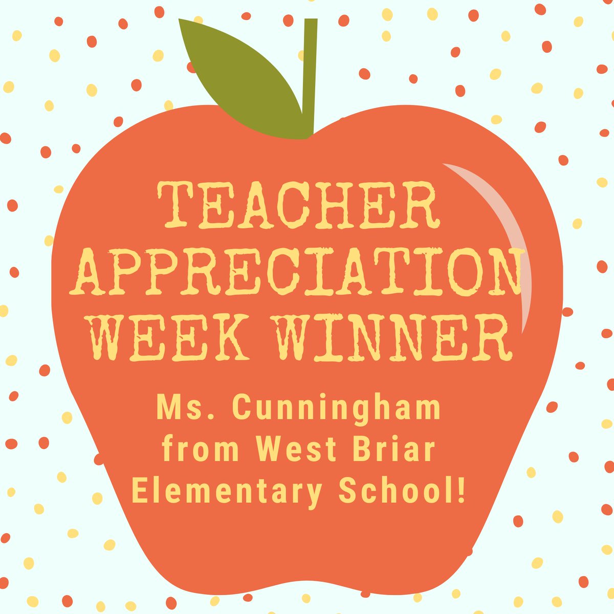 mathnasiumTY's tweet photo. During the second half of April, we were taking nominations for Teacher Appreciation Week Gift Basket! Where students nominated their teacher by decorating a card and thanking them for being their teacher! We are happy to announce Ms. Cunningham is our winner! https://t.co/n8zpQT4FzF