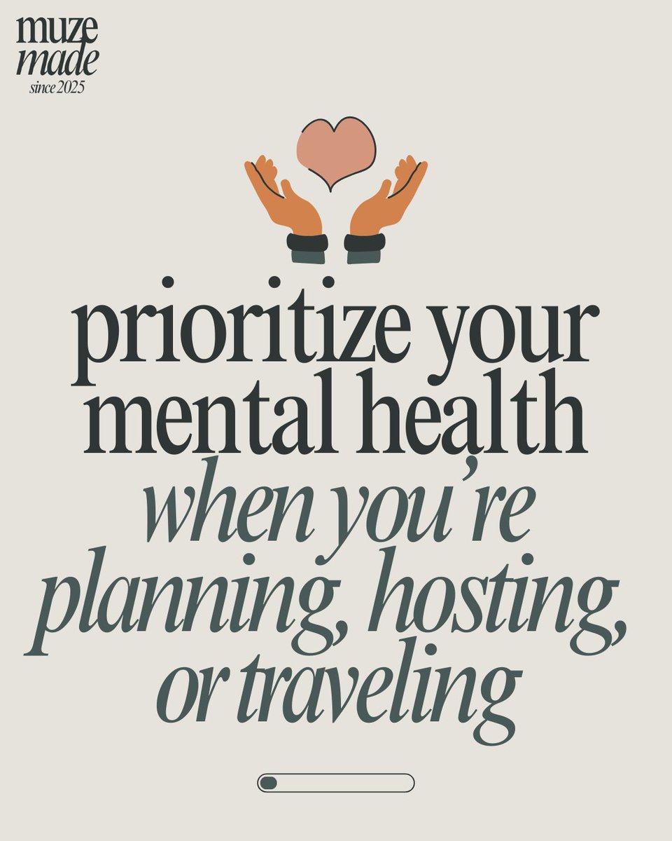 muzemade's tweet photo. it’s okay to slow down.
protecting your peace is productive.
mental health awareness month is your sign to plan with care.
#mentalhealthawareness #peacefulplanning #muzemade #intentional #planning #blackwellness #softseason #eventwellbeing #travelcheckin https://t.co/cNQXkbZIxi