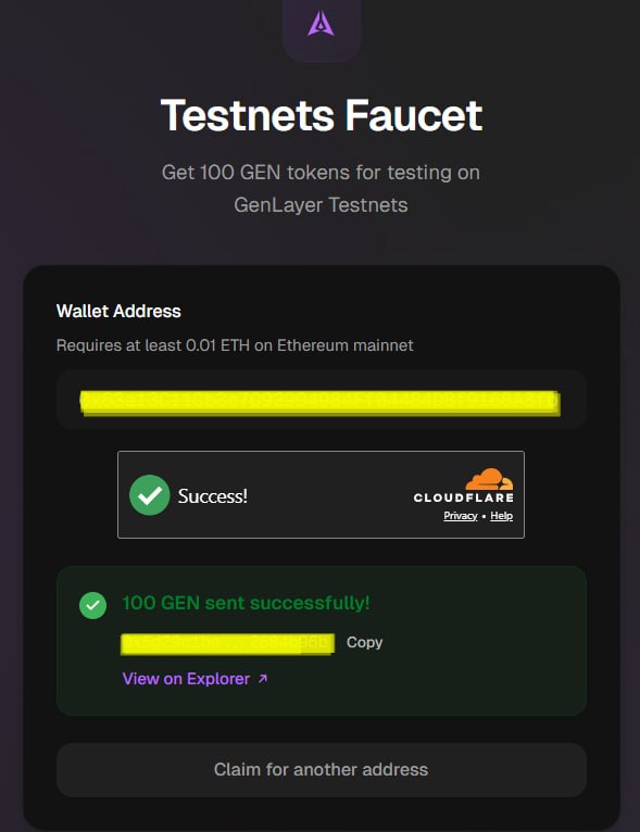 Pstprincepeters's tweet photo. @GenLayer Bradbury Testnet - Simple Walkthrough

💰 Cost: Free
💵 Backed with $7.5M
🪂 Rewards: Confirmed

Points are limited - and around 30% are already taken.
Getting in early = better shot at rewards.

Ways to participate:
• Builders – Build dApps or smart contracts
• Validators – Apply to run a node
• Community – Create content, invite others

How to start:
🔗https://t.co/Nm8QxMrHIr�
• Connect MetaMask/Rabby wallet
• Update your profile
• Link socials + GitHub
• Star their repo
• Add GenLayer network
🔗 https://t.co/onCwWGAvXY⁠�
• Enter wallet address
• Claim free test tokens (requires 0.01 $ETH on mainnet)

🔗 https://t.co/m85PUi0Iqd⁠�
• Connect wallet
• Select llm_erc20.py
• Click Run & Debug
• Input token amount
• Click Deploy
• Wait for it to finish
• Return to dashboard
• Submit task
• Done ✅

If anything breaks, refresh and try again.

🤍 Like
🔁 Share