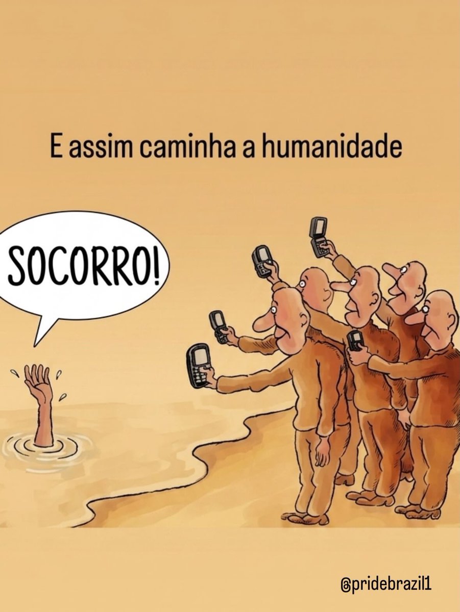 pridebrazill's tweet photo. É assim caminha a humanidade 😢  #empatia https://t.co/UPI0WRZ2Bo